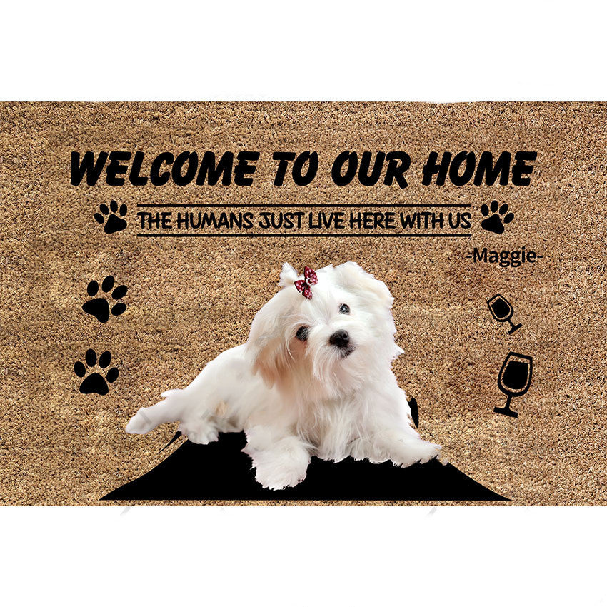 Personal Name Pet Cat And Dog Rug